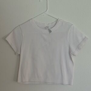 Joylab Ribbed Cropped Workout Tee